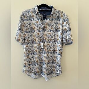 Johnnie-O Men’s Button Down Hawaiian / Floral Shirt